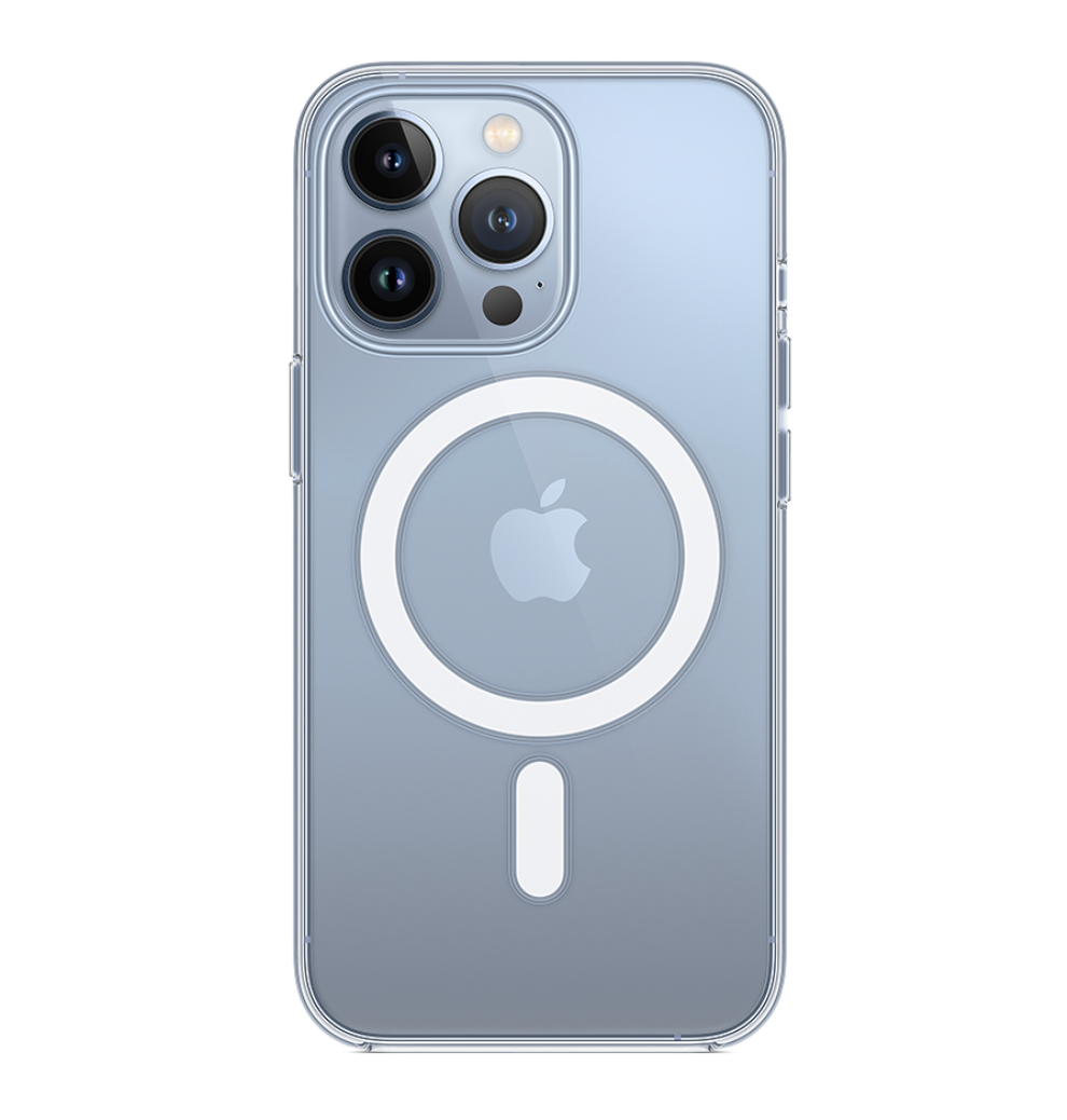 Чехол TOTU прозрачный MagSafe для iPhone 13 Pro Max силиконовый белый в Тюмени